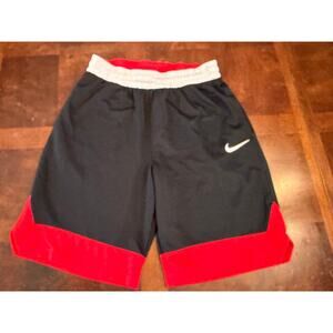 Nike Dri-FIT Gym Shorts Mens Medium Black Red Preowned